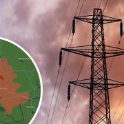 The power cut has affected almost 200 homes and local businesses